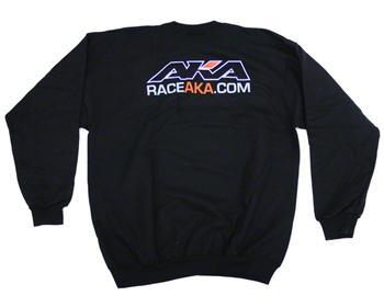 AKA Racing Black Sweatshirt (Extra Large) AKA98103XL