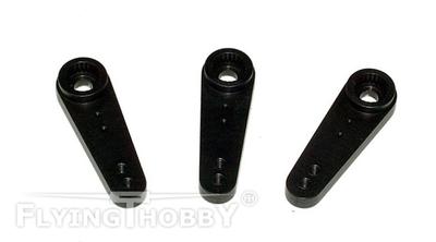 TREX 600/700 Alloy Servo Arm Set - JR (Black)