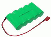 1800mah/6V Ni-Mh Receiver Battery Pack W/Futaba Connector(Flat)