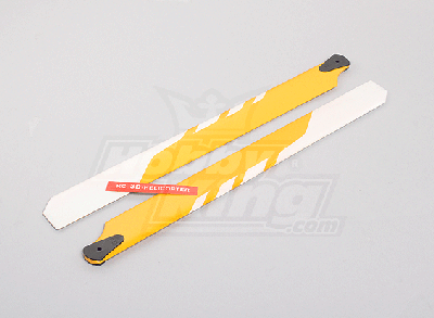 325mm Wooden Main Blades (Yellow/White)
