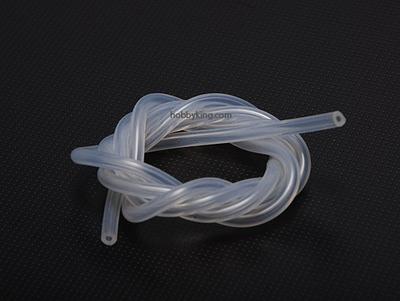 Silicon fuel pipe (1 mtr) White for Nitro Engines 4x2.5mm