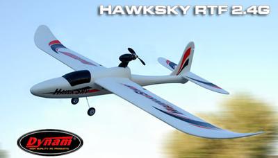 Hawk Sky 4CH Brushless Sport Trainer Plane - 2.4GHz