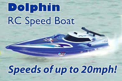 1:16 Scale Dolphin Radio Controlled Boats with Water Cooled Motor