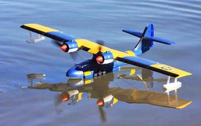 Catalina 4CH Brushless Twin Power RC Sea Plane 2.4GHz