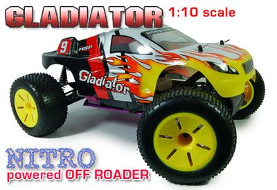 HSP Gladiator 1/10th Scale Nitro Off Road Truggy