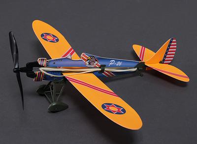 Rubber Band Powered Freeflight P-26 Model 466mm Span