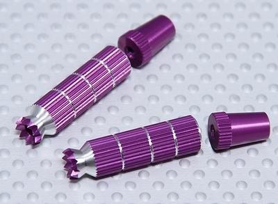 Alloy Anti-Slip TX Control Sticks Long (Futaba TX Purple)