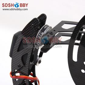 BY3-1 Carbon Fiber 3-Axis FPV Camera Mount for Multicopter MO1200, Align 500E