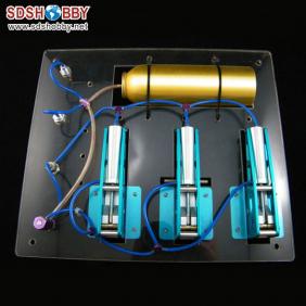 Air Retracts Kit (Φ6.0) with 3pcs Landing Gears One-way Air-pressure Control