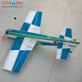 Green & Blue & White WM Edge 540 EPP Series RC Model Electric Airplane ARF