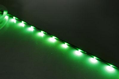 10mm Width 30-LED per Meter Water-proofing LED Lights Strip W/adhesive backing 90CM  - Green