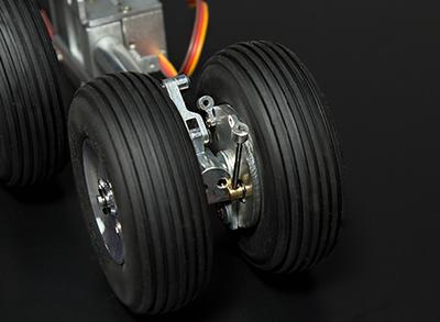 Turnigy Alloy Servoless Airliner Retracts w/Sprung Oleo Legs and Brakes (90mm 737 / A320)