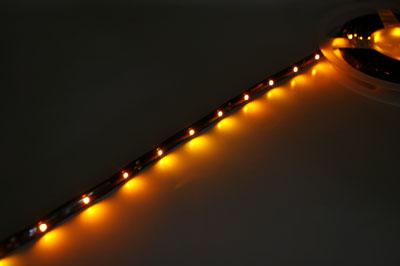 10mm Width 30-LED per Meter Water-proofing LED Lights Strip W/adhesive backing 90CM  - Yellow