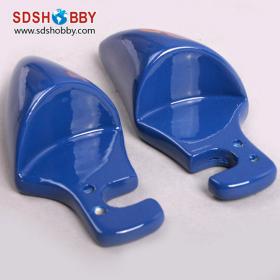 Wheel Pants for Yak 55 30-35cc RC Gasoline Airplane (Blue/ White/ Red) - Blue/ White Color (for AG327-C)