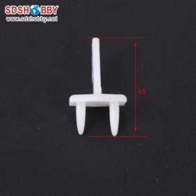 Plastic Pin Triangle Control Horns/ Zip Control Horns (3 Holes) *L27*D1*W10mm-10pcs/ bag
