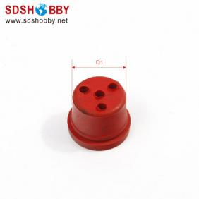 New Fluorous Rubber Fuel Plug Set for Gasoline Airplane-Red