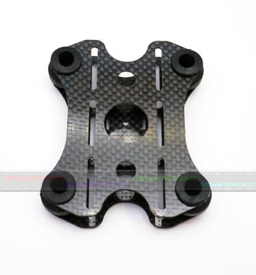 3K Glassy Carbon Shock Absorbing Plate A4 W/4 Damping Balls (suit for Gopro etc.)