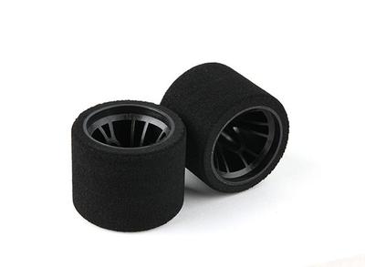 Xceed "Enneti" 1/12 Carbon Carpet Rear Foam Tire Set (Hard sh35)