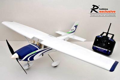 4Ch RC 41" EP Cessna Balsa Wood Built Scale Plane