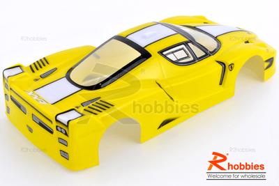 1/18 FERRARI 360 Spider Analog Painted RC Car Body (Yellow)
