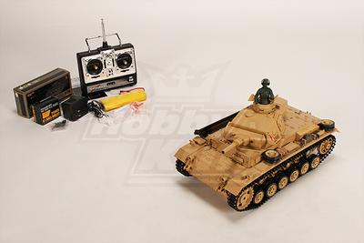 Tauch Panzer III Ausf.H RC Tank RTR w/ Airsoft/Smoke & Tx