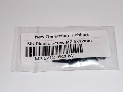 M2.5x12mm Plastic Screws