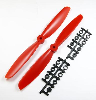 11 x 45 Propeller Set (one CW, one CCW) - Red