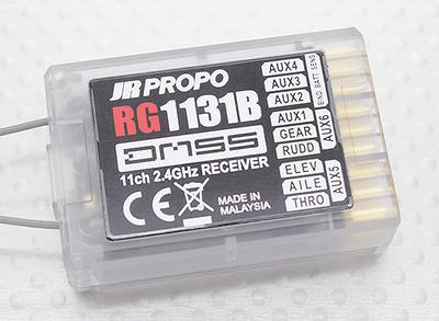 JR RG1131B 11-Channel Full Range 2.4GHz DMSS Receiver w/Telemetry