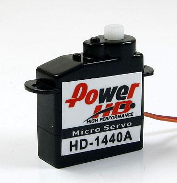 PowerHD 4.4g/0.6kg/ .10sec High Performance Micro Servo HD-1440A