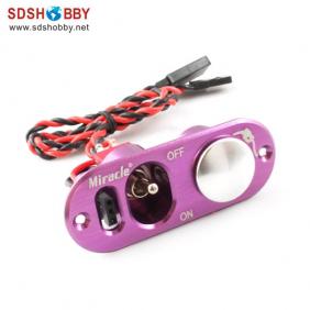 Single Power Switch with Fuel Dot Purple Color