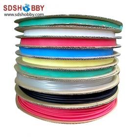 High Quality 200 Meter Heat Shrinkable Tubing Dia. =2mm (Red, Black ,Blue,Yellow Color)