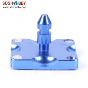 High Quality Square CNC Aluminum Fuel Plug/Fuel Dot with Fuel Filling Nozzle-Blue Color (with magnet inside)