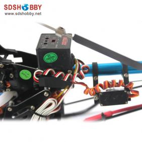 Glass Fiber ZD450 Electric Helicopter RTF with Gyro, 2.4G 6CH Radio Left Hand Throttle