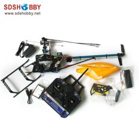Glass Fiber ZD450 Electric Helicopter RTF with Gyro, 2.4G 6CH Radio Left Hand Throttle