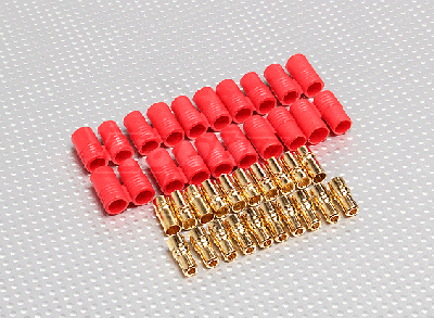 HXT 6mm Gold Connector w/ Protector (10pcs/set)