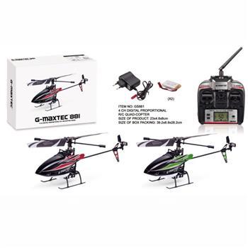 Lightning Hobby G-Maxtec 881 RC Helicopter 2.4G 4CH Single Blade LCD Screen LSHGS881