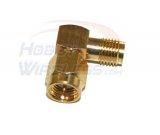 SMA Right Angle 90 Degree Male to Female Adapter