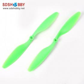 One Pair 1045 Positive and In Reverse Propellers-Green Color for New IFLY-4, IFLY-4S Quadcopter