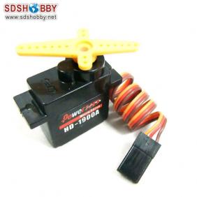 Power HD Micro Mini Analog Servo 1.5kg/9g HD-1900A W/POM Gear and Plastic Case for RC Airplanes, Helicopters and Sail Planes