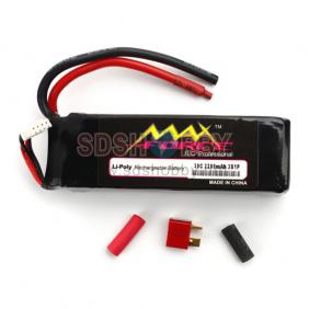 Max Force 30C 2200mAh 3-Cell/3S 11.1V Li-Po Batteries