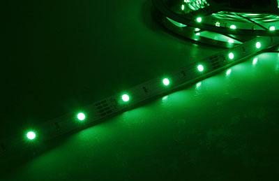 11mm Width LED Lights Strip W/adhesive backing 1 meter - Green