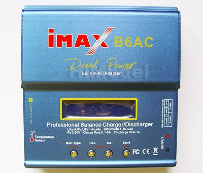 iMAX 1-6S 5A 100-240V Dual Inputs LiPo/NiMh/LiFe Balance Charger iMAX B6AC