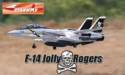 F-14 Tomcat Jolly Rogers 6CH EDF Twin Top Gun Jet