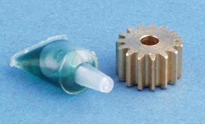15 Tooth Pinion (2.3mm hole) for SPEED 400 Gearbox, 3.1:1