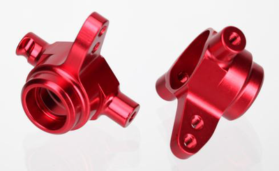 Traxxas Steering Blocks Aluminum Left/Right Red-Anodized TRA6837R