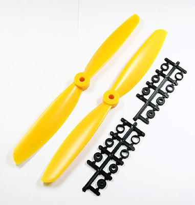 10 x 47 Propeller Set (one CW, one CCW) - Yellow