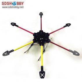 S600 Six Axis Helicopter Rack / Six Rotor Helicopter Rack / Six Axis Flyer Rack