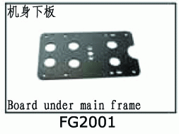 Board under main frame for SJM400 V2 FG2001