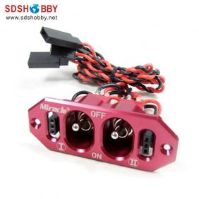 Twin Power Switch Red Color