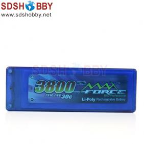 Max Force 30C/ 3800mAh/ 7.4V Lipo Battery
